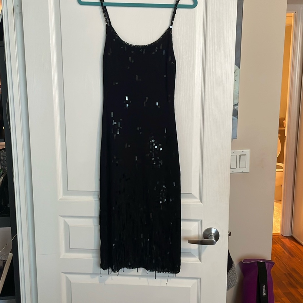 Karen Millen dress size 1 (small) black good condition